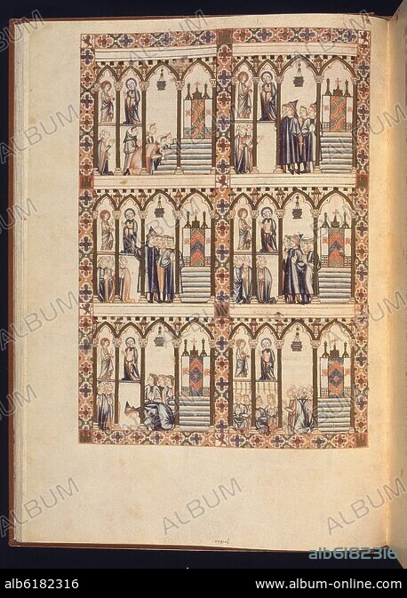 Alfonso X Of Castile The Wise Ms B R Cantiga Sta Maria N F V