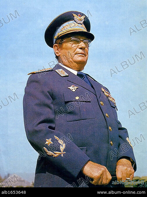 Josip Broz Tito 1892 1980 Yugoslav Revolutionary And Statesman