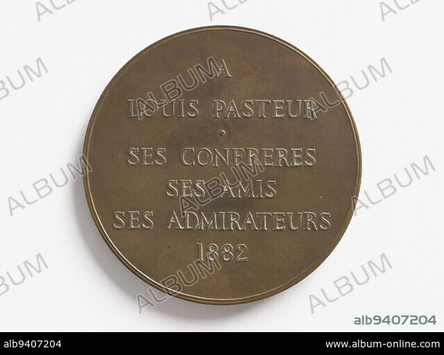 Louis Pasteur 1822 1895 1882 Dubois Alphée Engraver in medals