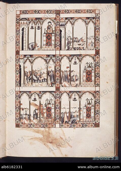 Alfonso X Of Castile The Wise Ms B R Cantiga Sta Maria N F R