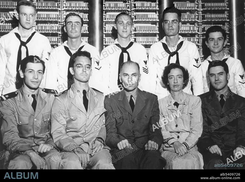 Howard Aiken And Grace Hopper Harvard Mark I Computer