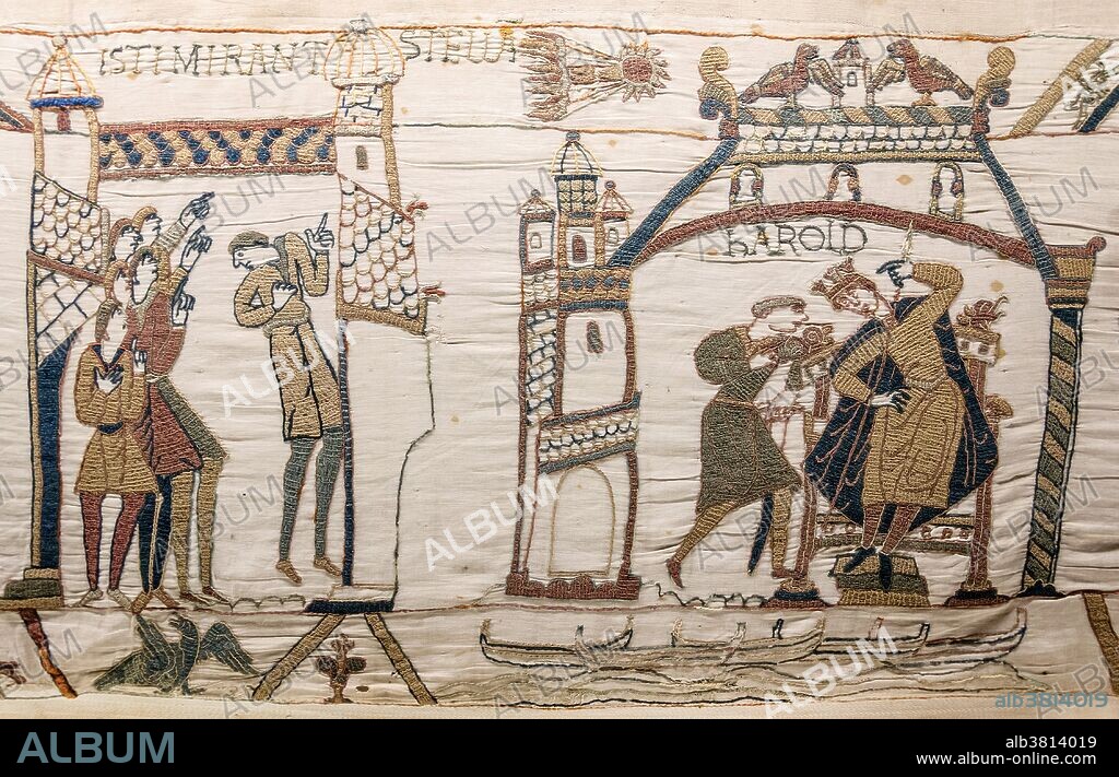 Halley S Comet Of 1066 Bayeux Tapestry Album Alb3814019