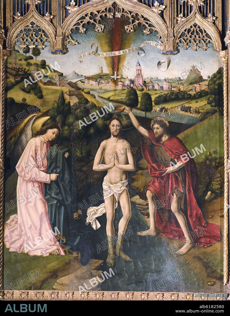 Fernando Gallego Bautismo De Cristo Retablo De San Ildefonso