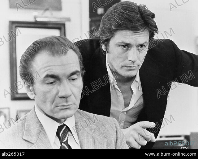 ALAIN DELON and JOHN COLICOS in SCORPIO, 1973, directed by MICHAEL ...