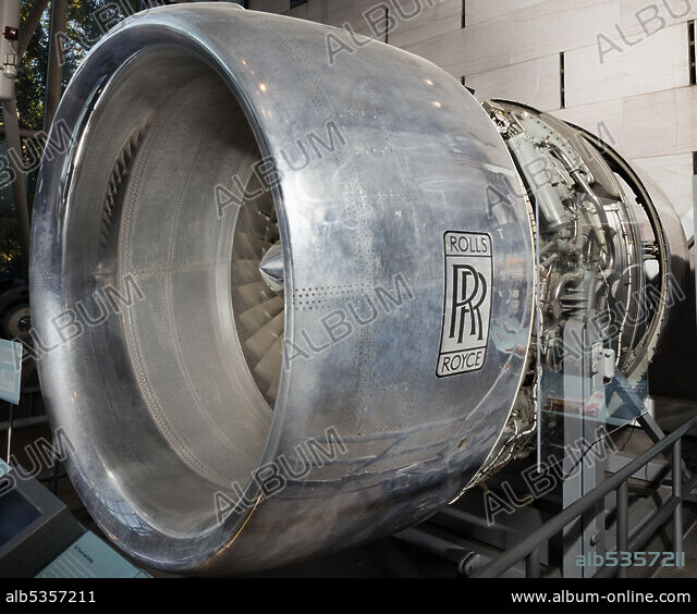 ROLLS-ROYCE. Rolls-Royce RB211-22 Turbofan Engine, Cutaway,1973 ...