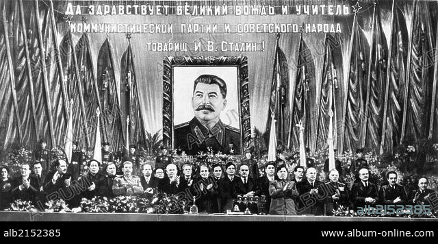 Communist leaders from two continents at the bolshoi theater in moscow ...