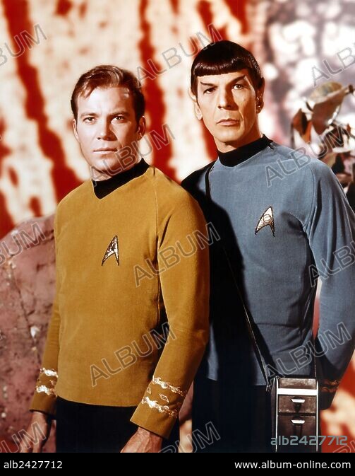 LEONARD NIMOY And WILLIAM SHATNER In STAR TREK, 1966. Copyright ...