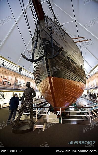 The Fram, the research ship of Fridtjof Nansen and Roald Amundsen, Fram Museum, Oslo, Norway, Europe.