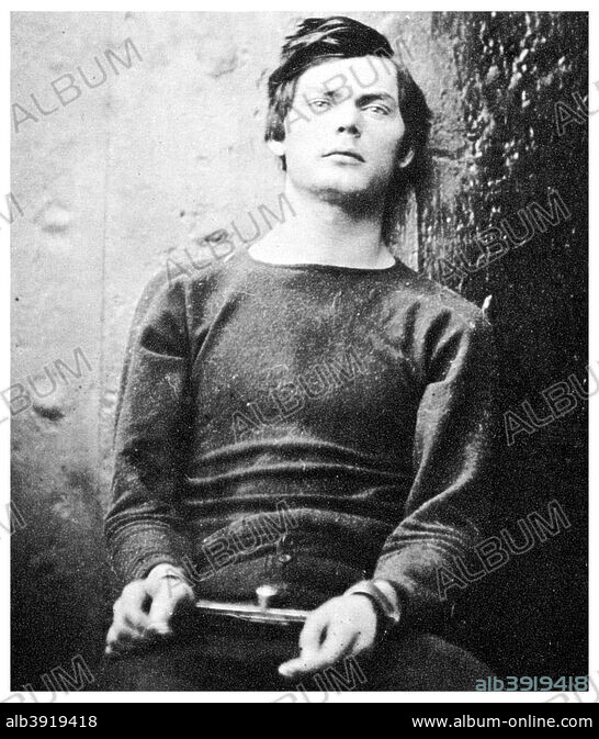 Lewis Powell, member of the Lincoln assassination plot, 1865 (1955 ...