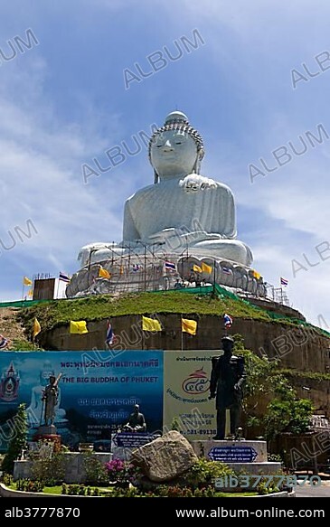 Buddha statue, Big Buddha of Phuket, the world's largest Buddha statue, Ban Kata, Phuket Island, Thailand, Asia.