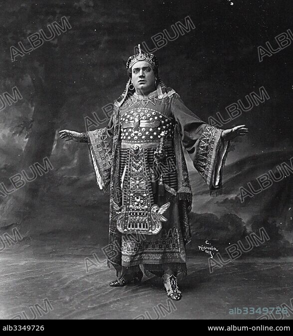 ANONYMOUS. Enrico Caruso 1873 1921 as Radam s in Opera