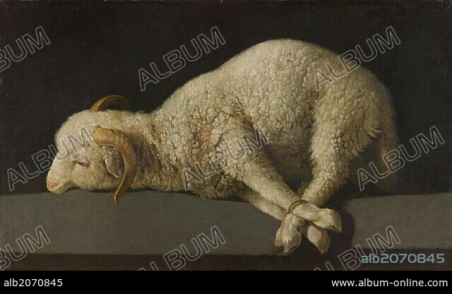 FRANCISCO DE ZURBARAN. Francisco de Zurbarán / 'Agnus Dei (The Lamb of ...