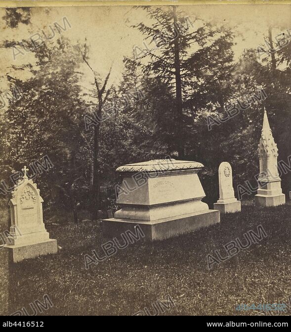 Gravesite of Samuel Guild, Deloss Barnum (American, 1825 - 1873), about ...