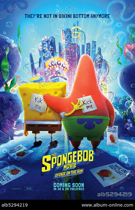 Poster of SPONGEBOB MOVIE, THE: SPONGE ON THE RUN, 2020, directed by ...