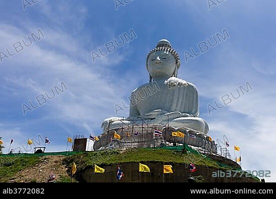 Buddha statue, Big Buddha of Phuket, the world's largest Buddha statue, Ban Kata, Phuket Island, Thailand, Asia.