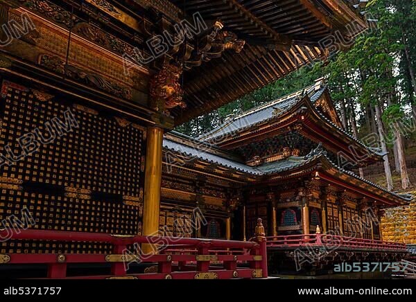 Nikkozan Rinnoji Temple, Buddhist Temple, Shrines and Temples of Nikko, Nikko, Japan, Asia.