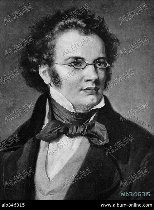 Franz Peter Schubert, 1797-1828, Austrian composer. - Album alb346315