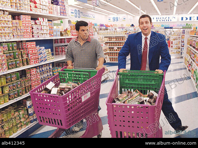 ADAM SANDLER y LUIS GUZMAN en PUNCH-DRUNK LOVE, 2002, dirigida por PAUL ...