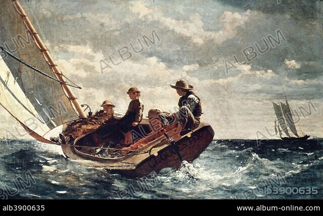 WINSLOW HOMER. Winslow Homer: Breezing Up (A Fair Wind). Date/Period ...