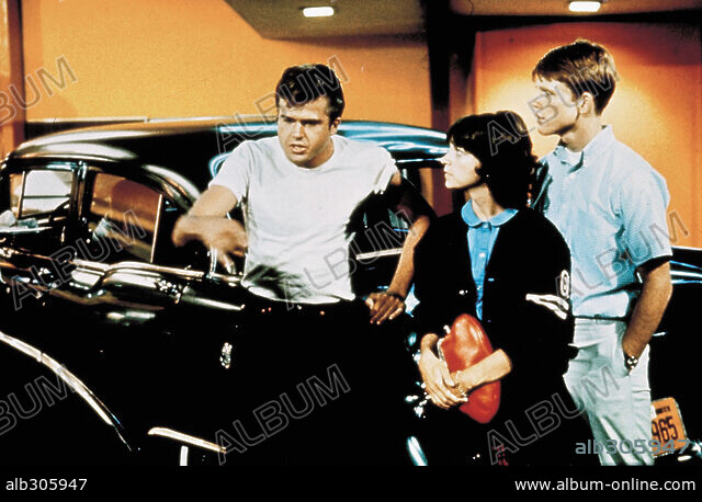 CINDY WILLIAMS, PAUL LE MAT and RON HOWARD in AMERICAN GRAFFITI, 1973,  directed by GEORGE LUCAS. Copyright LUCASFILM/COPPOLA CO/UNIVERSAL. - Album  alb305947