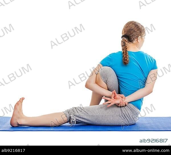 Man practice yoga Sage Twist C pose or Marichyasana pose, People Stock  Footage ft. asana & beautiful - Envato Elements