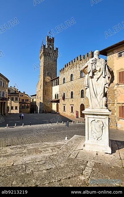 Arezzo Tuscany Italy. Palazzo dei Priori Communal Palace