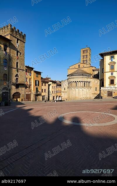 Arezzo Tuscany Italy. Piazza Grande. Album alb9217697