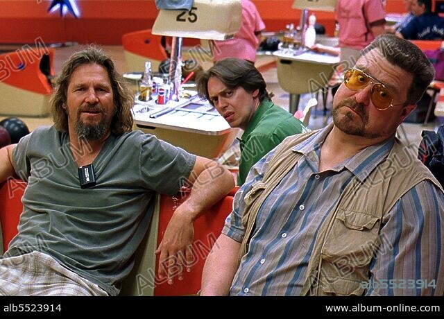 JEFF BRIDGES JOHN GOODMAN and STEVE BUSCEMI in THE BIG LEBOWSKI