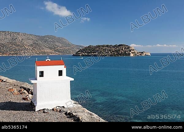 Spinalonga island, Plaka, Eastern Crete, Greece, Europe.