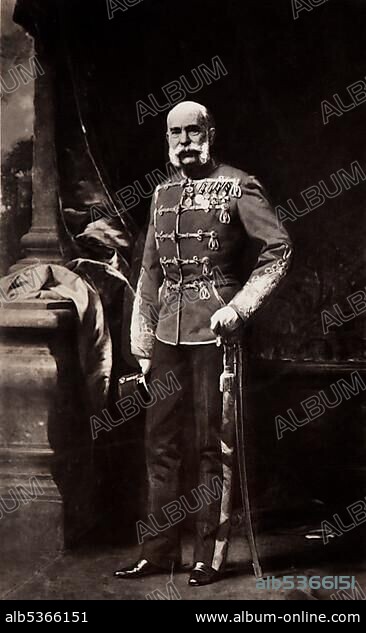 Kaiser Franz Joseph I, historic photograph, around 1900.