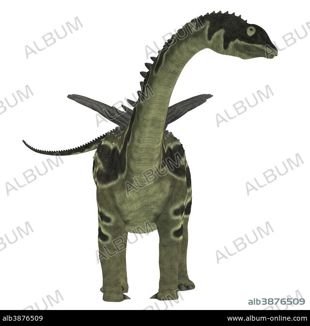 Front view of an Agustinia dinosaur. - Album alb3876509