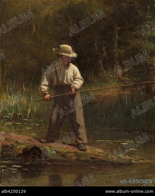 File:Eastman Johnson (American, 1824–1906) - Boy Fishing