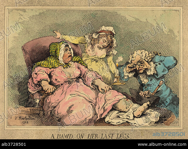 Thomas Rowlandson The Hazard popular Room 1792 Vintage Lithograph