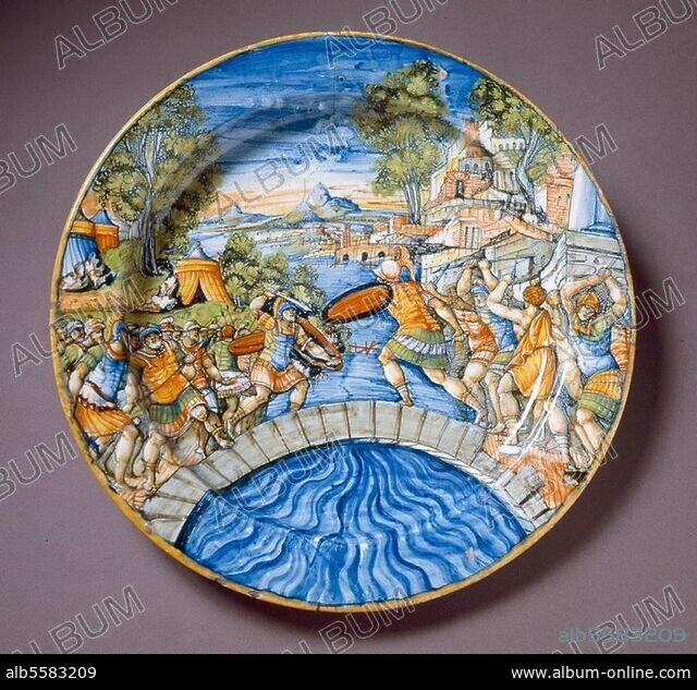 Horatius Cocles / Majolica, Urbino 1560 - Album alb5583209