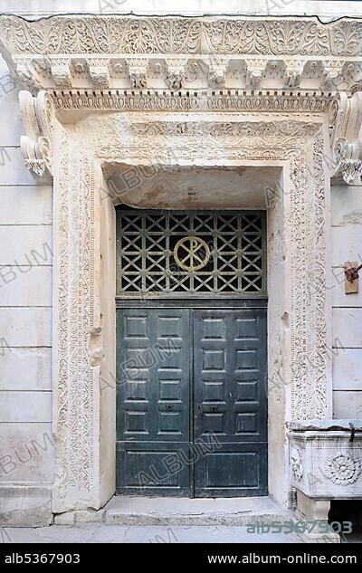 Portal of the Temple of Jupiter in Split, Croatia, Europe. - Album ...