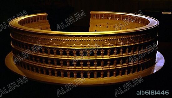 MAQUETA DEL COLISEO ROMANO.