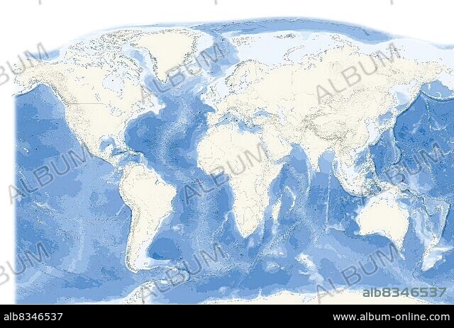 Landforms on the ocean floor are as diverse as continental landforms ...