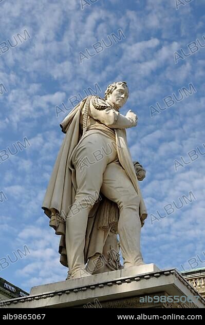 Monument to Gerhard von Scharnhorst, Unter den Linden, Berlin-Mitte, Germany (Sculptor: Christian Daniel Rauch) . Gerhard Johann David von Scharnhorst was a Prussian general. Scharnhorst is commemorated by the prize for the best officer candidates of the German Army. Statue of Gerhard von Scharnhorst, Germany (sculptor: Christian Daniel Rauch) . Scharnhorst was a general in Prussian service, Chief of the Prussian General Staff, noted for both h.