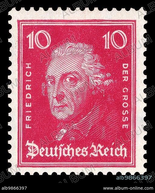 Historic stamp German Reich definitive stamp at 10 Pfennig with