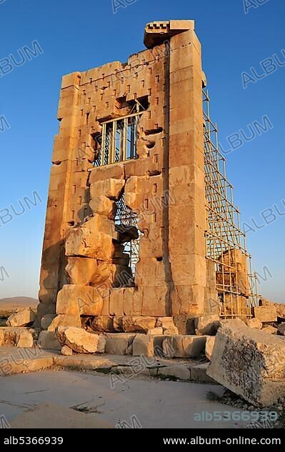 Zendan-e Soleiman, archeological site of Pasargadae, UNESCO World Heritage Site, Persia, Iran, Asia.