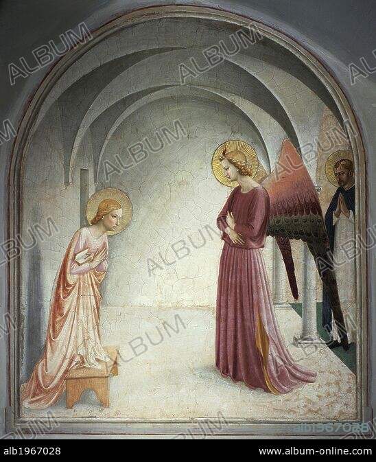 The Annunciation, By Giovanni Da Fiesole, Known As Fra Angelico (ca ...