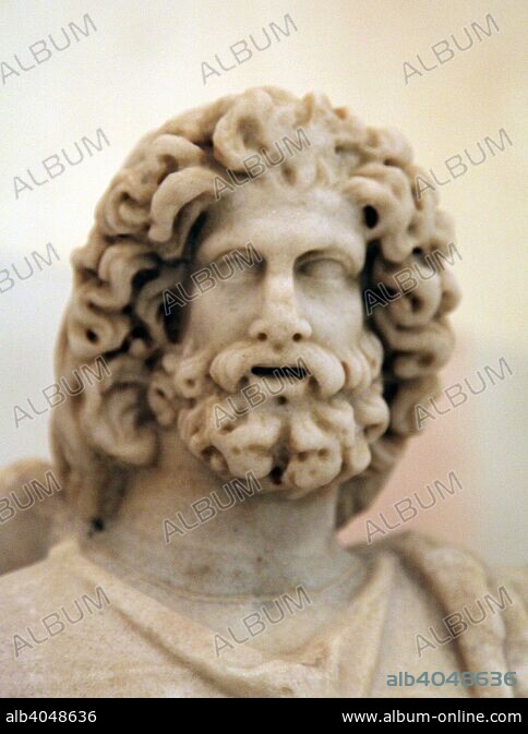 Silver bust of Serapis - Album alb3603813