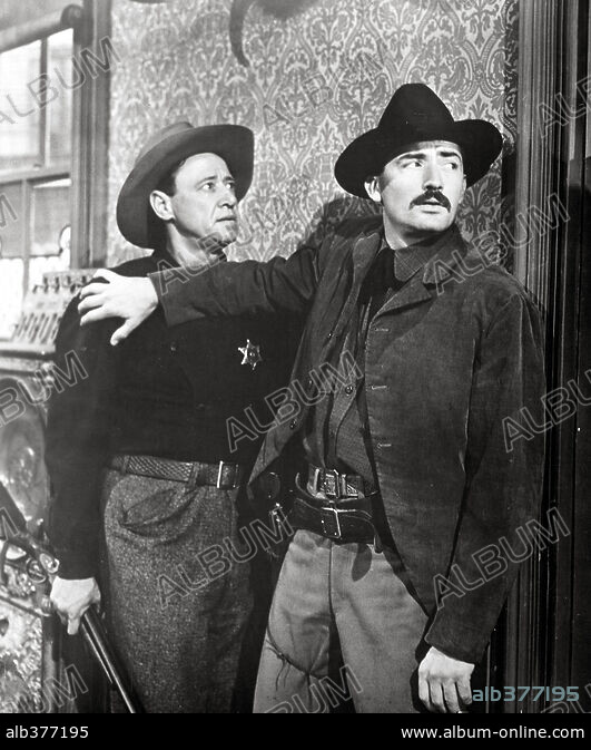 GREGORY PECK in THE GUNFIGHTER, 1950, directed by HENRY KING. Copyright ...