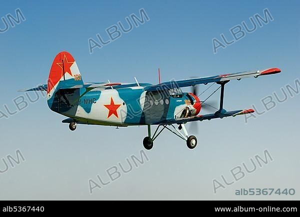 Legendary Russian multi-purpose fighter plane and largest double-decker aircraft in the world, Antonov An-2.