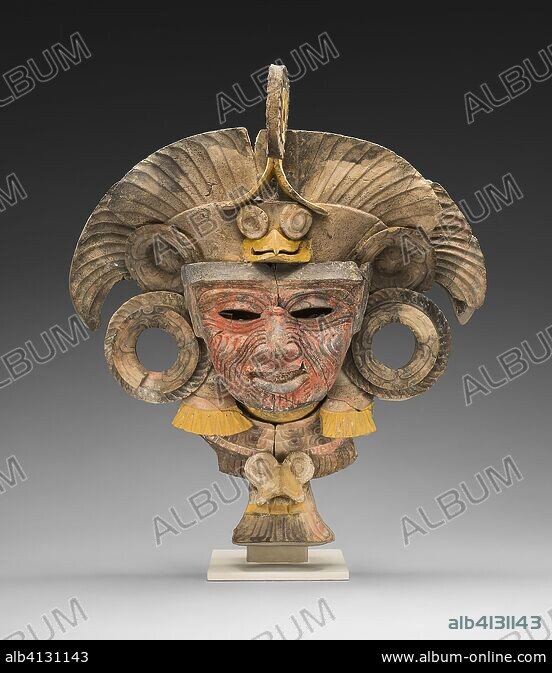 Mask from an Incense Burner Portraying the Old Deity of Fire ...