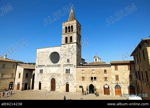 Bevagna Umbria Italy. San Michele Arcangelo church in San