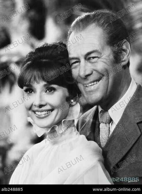 AUDREY HEPBURN and REX HARRISON in MY FAIR LADY, 1964, directed by