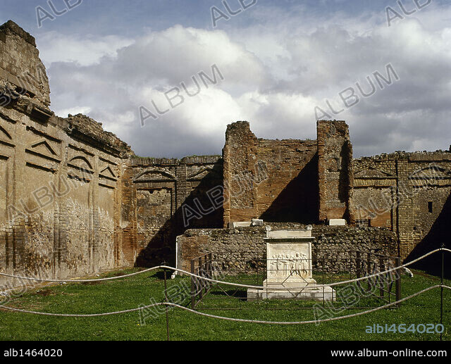 Altar relief. ''Sacrifice to the Genius Augusti, Altar of Vespasian.