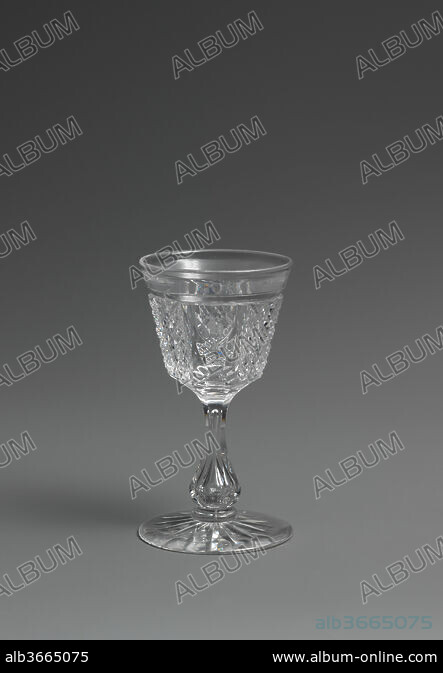 Large drinking vessel ca. 1855 Brooklyn Flint Glass Company This