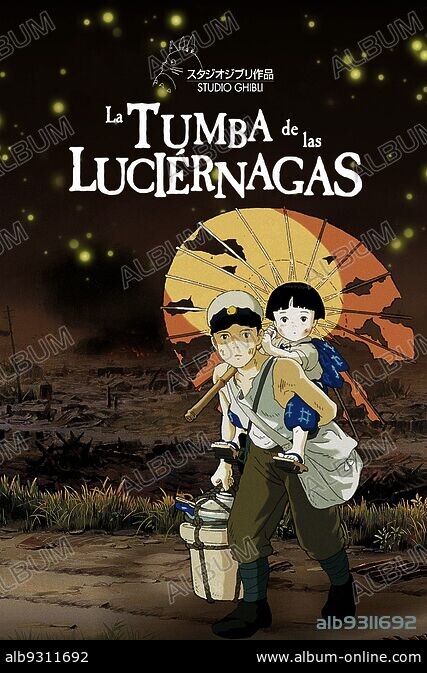 GRAVE OF THE FIREFLIES, 1988 (HOTARU NO HAKA), directed by ISAO TAKAHATA.  Copyright SHINCHOSHA COMPANY/STUDIO GHIBLI. - Album alb9311694